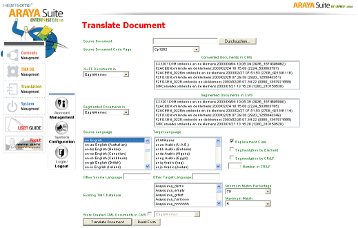 Araya Translation Tool